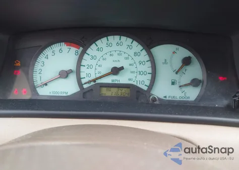 2003 Toyota Corolla Le z USA, uszkodzony, nr VIN JTDBR32EX32007104